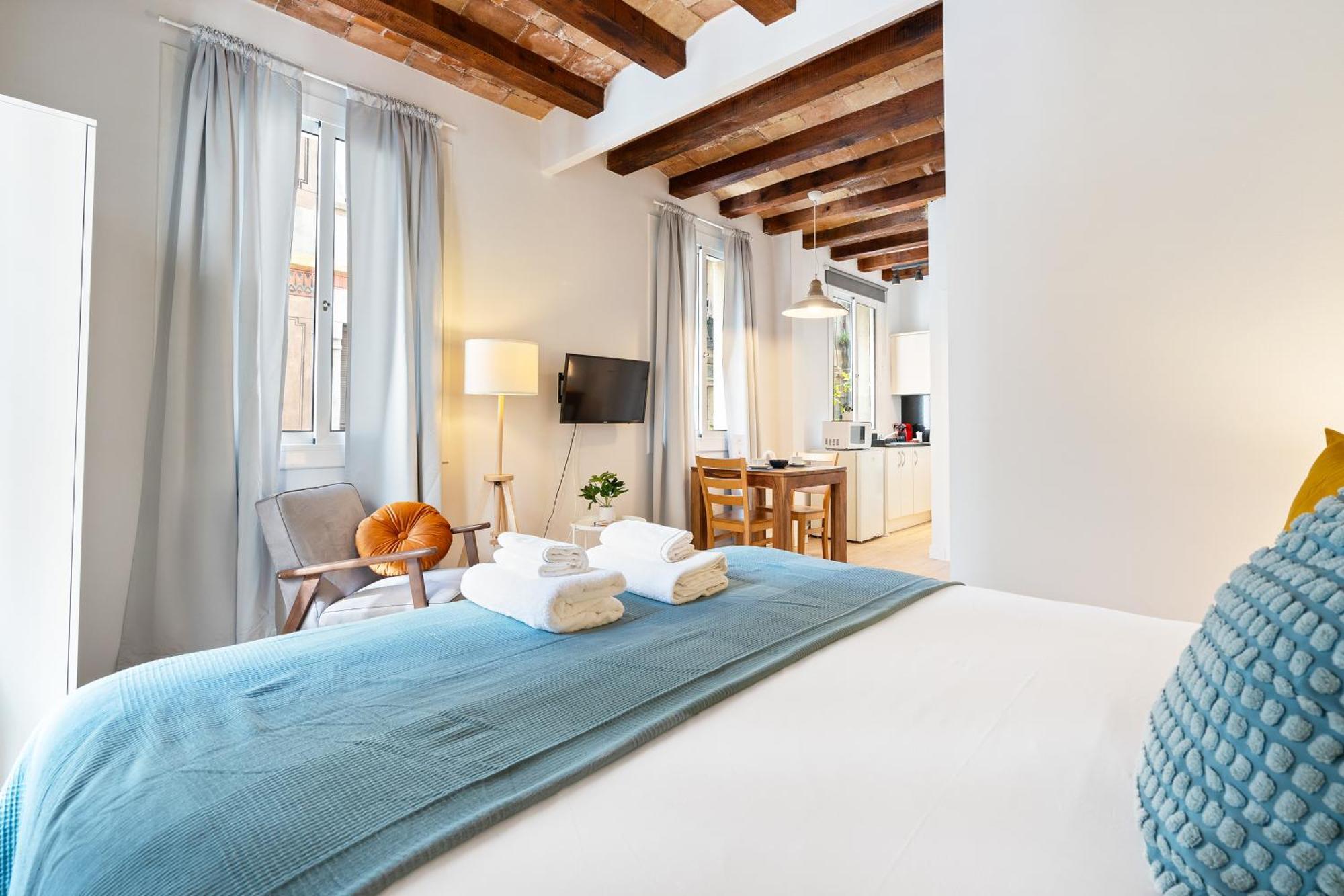 Lodging Apartments Beach Studio P1 Barcelona Buitenkant foto